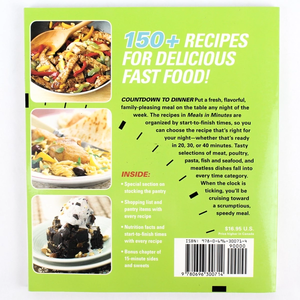 Meals in Minutes: More Than 150 Delicious Recipes For Busy Families 2011 PB