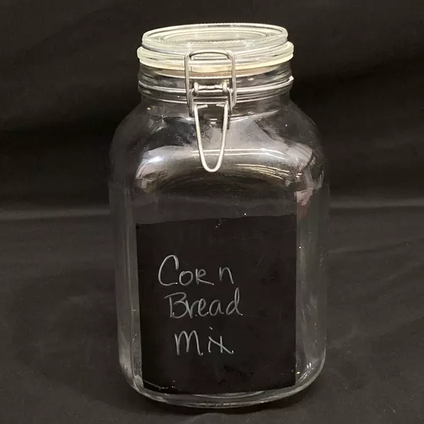 Clear Glass 3100 ml Storage Jar With Bail Lid Made In Italy