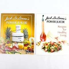 Set of 2 Jack LaLanne's Power Juicer Recipe Paperback Booklets