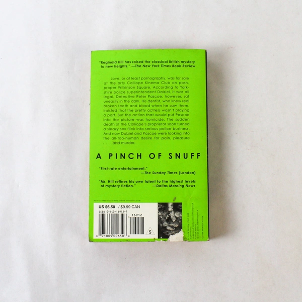 A Pinch of Snuff by Reginald Hill 1978 Random House Paperback Mystery
