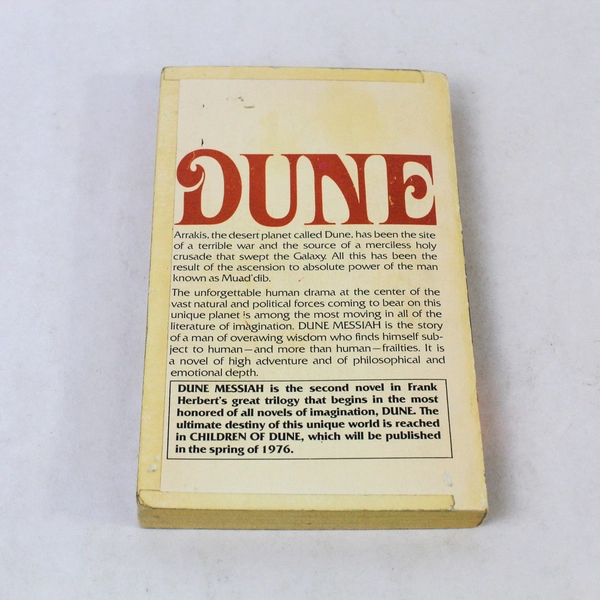Dune Messiah by Frank Herbert 1969 Paperback Book Galaxy Publishing Corporation