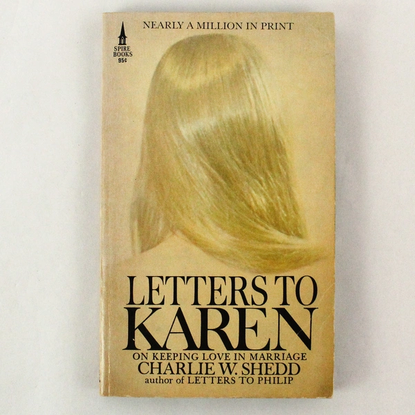 Letters to Karen by Charles W Shedd 1968 Avon Books Paperback