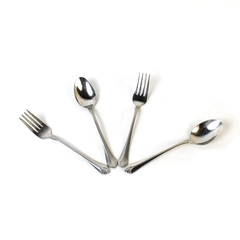 Lot of 4 Towle 18/10 Flatware Santa Barbara Pattern 2 Desert Forks 2 Tablespoons