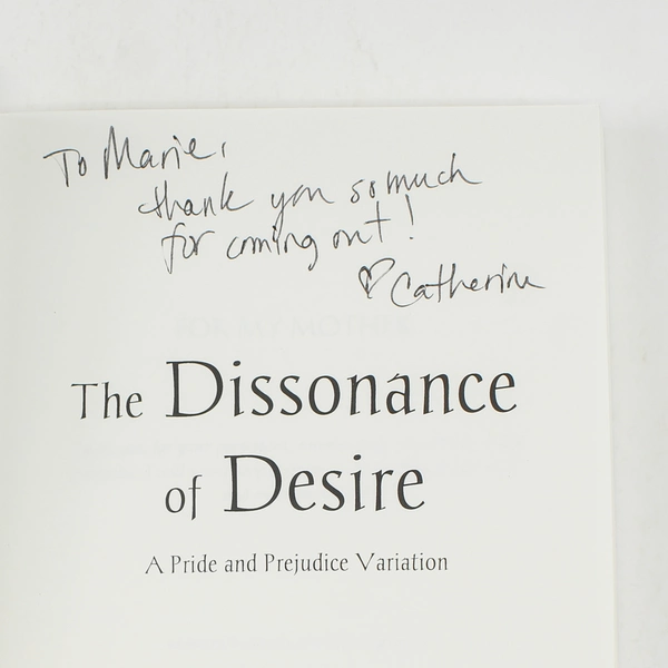 The Dissonance Of Desire by Catherine Fredricks 2018 Paperback Signed