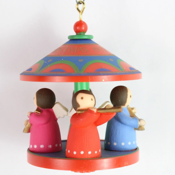 Hallmark Angel Band Carousel Merry Go Round Christmas Ornament 1979 