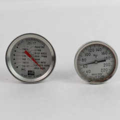 Lot of 2 Instant Read Probe Meat Thermometers Stainless Steel Litton Good Cook