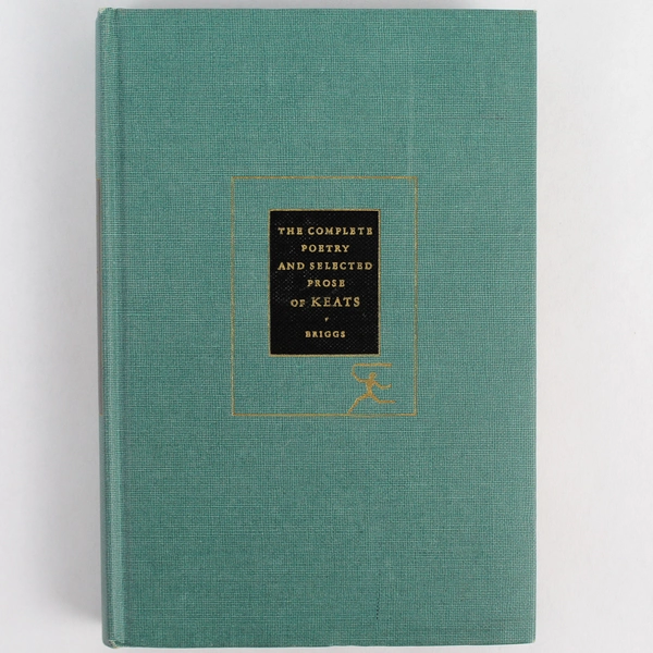 The Complete Poetry and Selected Prose of Keats 1951 The Modern Library HC
