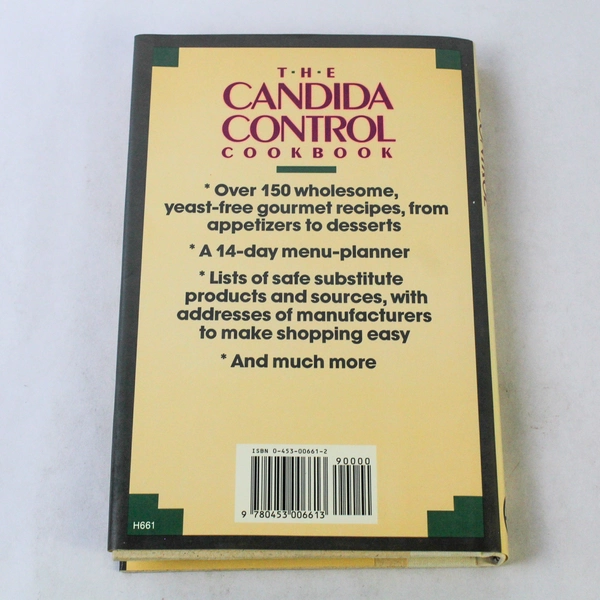The Candida Control Cookbook by Gail Burton 1989 New American Library HC DJ