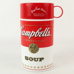 Evriholder Campbell's Soup Can-Tainer Thermos Mug 11.5 oz Insulated Container