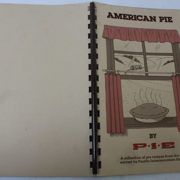 Vintage American Pie Cookbook Dorothy Melendy Spiral Bound Pacific Intermountain