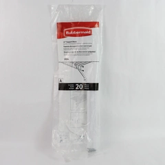 Lot of 8 Rubbermaid 3R04 12" White Support Braces