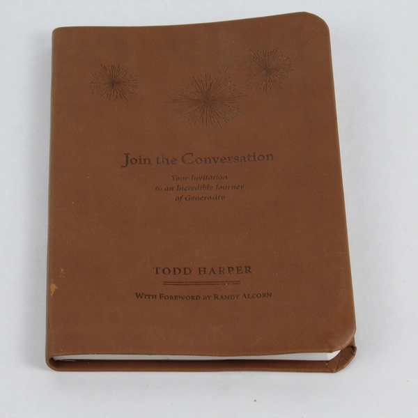 Join the Conversation Incredible Journey of Generosity Todd Harper 2016 Leather