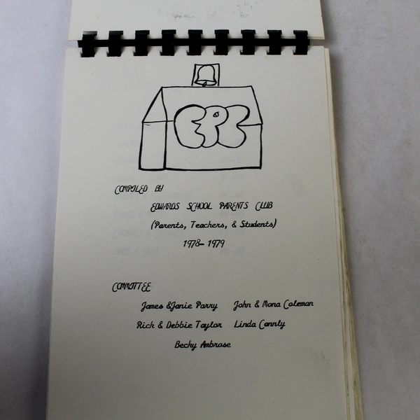Vintage Cookbook Edwards School Cookbook 1979 Spiral Bound Parents Club