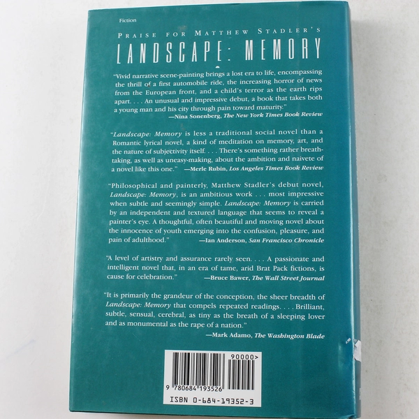 The Dissolution of Nicholas Dee by Matthew Stadler 1993 Hardcover Good