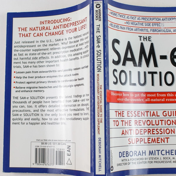 The SAM-E Solution Steven J. Bock Deborah Mitchell 1999 Paperback