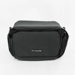 Columbia Gray Camera Bag Removable Strap Side Pockets Black C306-048-105