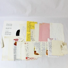 Lot of Vintage Paper Clippings Recipe Cards Flyers Pre-Owned Ephemera