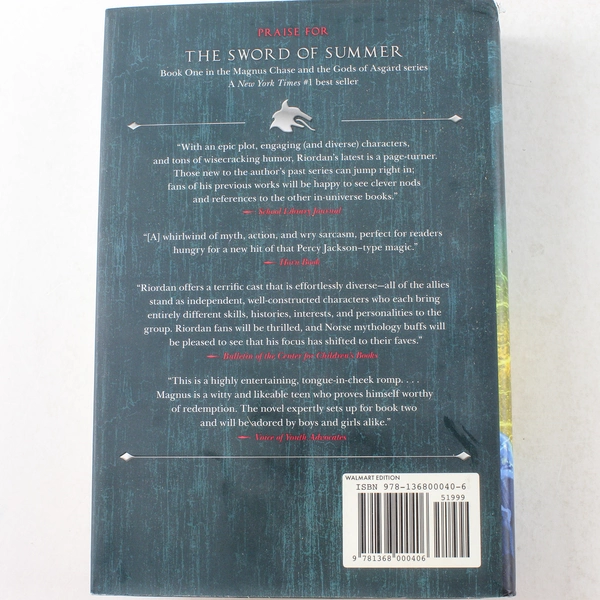 Magnus Chase And The Gods of Asgard The Hammer of Thor Rick Riordan 2016 HC