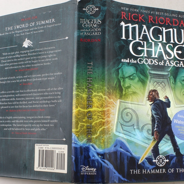 Magnus Chase And The Gods of Asgard The Hammer of Thor Rick Riordan 2016 HC
