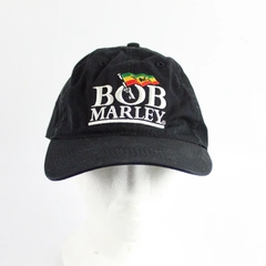 Zion Bootswear Black Bob Marley Black Baseball Cap One Size Fits Most