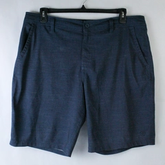 Hang Ten Shorts Men's Size 38 Navy Blue Flat Front Pockets Belt Loops Drawstring