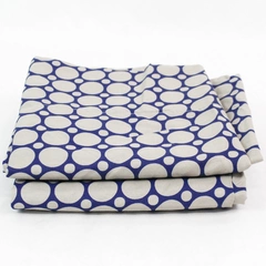 Set of 2 Pillowcases Purple Grey Dots Standard Size 100% Polyester Made in China