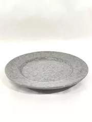 Mamma Porcelain Plate 9.75" Italy Blue Gray Speckles Good Pre-Owned Condition