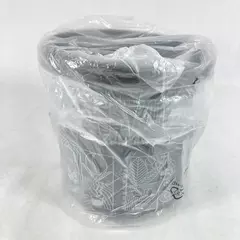 Tupperware 2 Piece One Touch Canister Set Black W Plants And Hot Beverages New