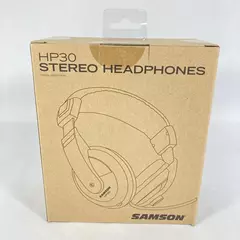 Samson HP 30 Stereo Headphones NIB Sealed Box 20Hz-20kHz Adapter Included