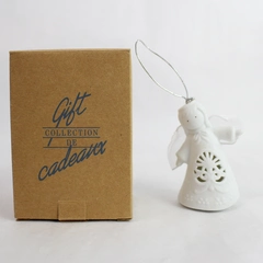 Avon Porcelain Light-Up Ornament Angel Gift Collection De Cadeaux