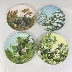 Wedgwood Bone China 4 Plate Romance Of The Seasons LE Plate Set with Boxes