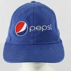 Pepsi Blue Baseball Hat Cap Men's S/M Cotton Blend Logo 