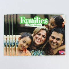 Lot Of 5 Families In Many Countries by Heather Adamson Pebble Plus Book 2008 PB