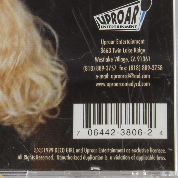 I'm Not Cindy Brady CD by Suzanne Westenhoefer Uproar Entertainment 2000