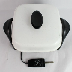 Presto Countertop 340G Electric Fry Skillet Pan 10.5x10.5” Speckled Lid Tested