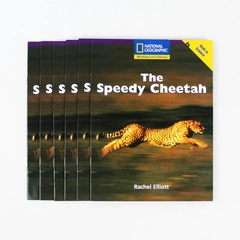 Lot Of 6 The Speedy Cheetah by Rachel Elliott National Geographic 2004 Paperback