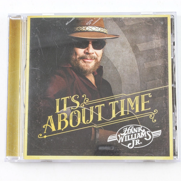 It's About Time by Hank Williams Jr CD 2016 Nash Icon Records