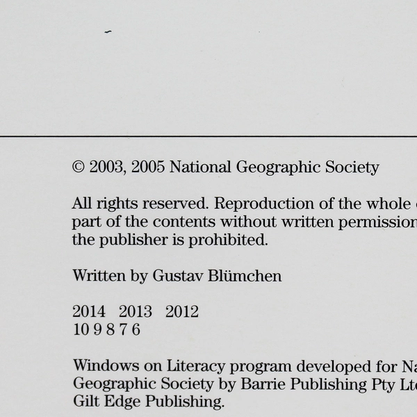 Lot of 6 Little Monkeys by Gustav Blumchen National Geographic 2005 Paperback