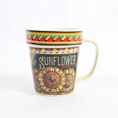 Giftcraft Sunflower Seeds Coffee Mug Ceramic Thailand Hot Beverages 3.75"