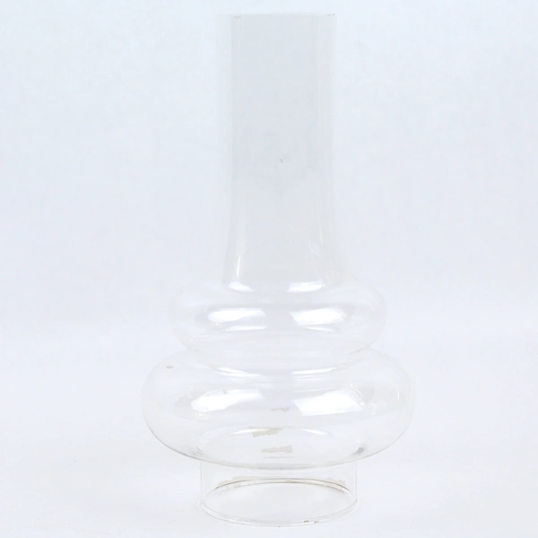 Hurricane Lamp Replacement Clear Glass Bottle Shape 8.25" Tall Home Decor
