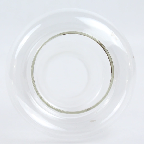 Hurricane Lamp Replacement Clear Glass Bottle Shape 8.25" Tall Home Decor