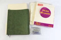 Mixed Lot Office Supplies File Folders Tabs Cover Stock Paper Staples Pre-Owned