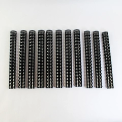 Lot of 11 Black Plastic Binder Backs 10.5" for Office Supplies & School