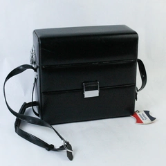 Vivitar Hard Shell Leather 2 Section Camera Case for Accessories