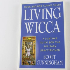 Living Wicca by Scott Cunningham 2002 Paperback 1st Edition Good Condition