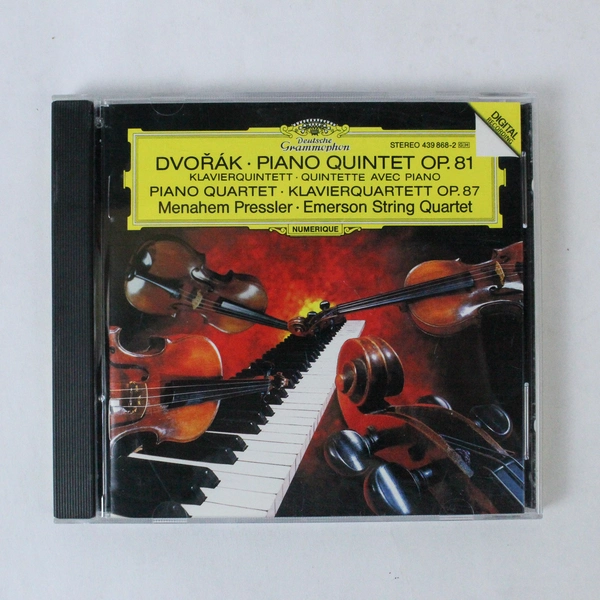 Dvořák Piano Quintet & Quartet CD by Emerson String Quartet 1994 Good
