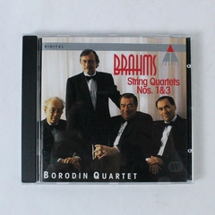 Brahms String Quartets Nos. 1 & 3 CD by Borodin Quartet 1994 Good Condition