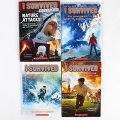 Lot of 4 'I Survived' Scholastic Childrens Books by Lauren Tarshis Paperback