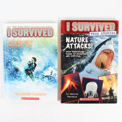 Lot of 2 'I Survived' Scholastic Childrens Books by Lauren Tarshis Paperback