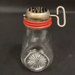Vintage Federal Tool Company Glass Nut Grinder Jar